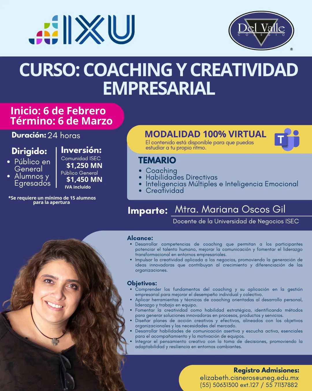 Curso Coaching y creatividad empresarial