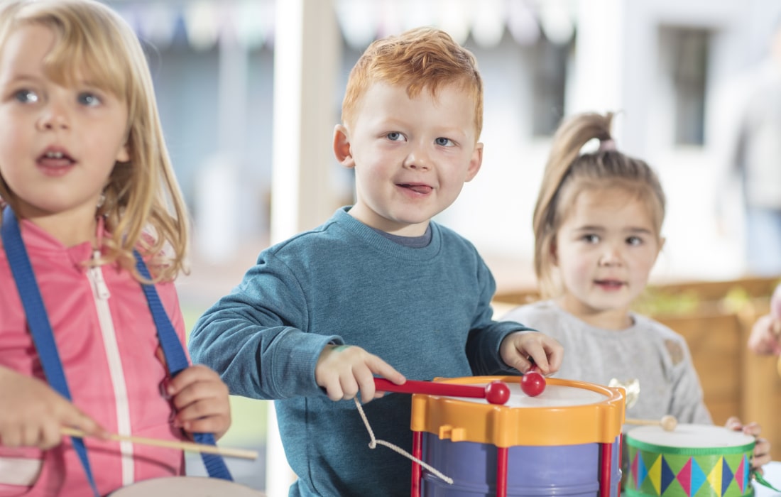 Instrumentos musicales para niños de preescolar