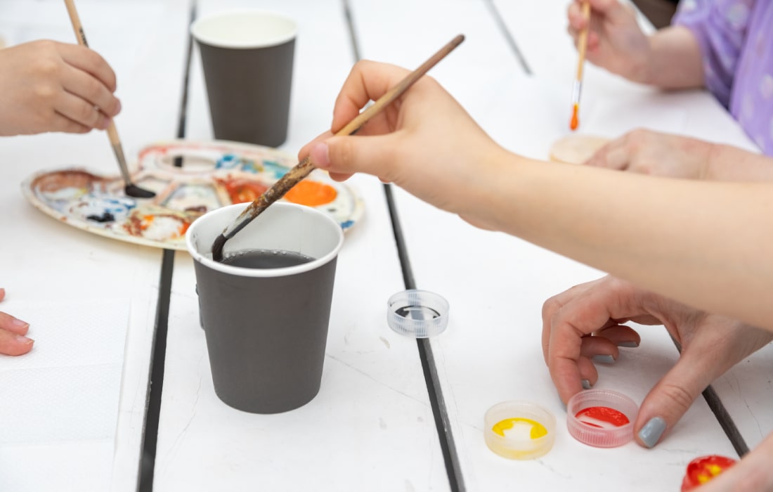 Clases de pintura para niños de 3 a 5 años