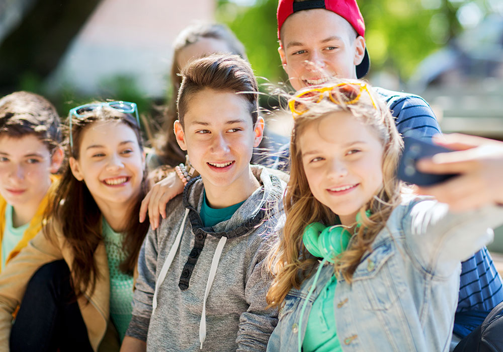 amigos adolescentes